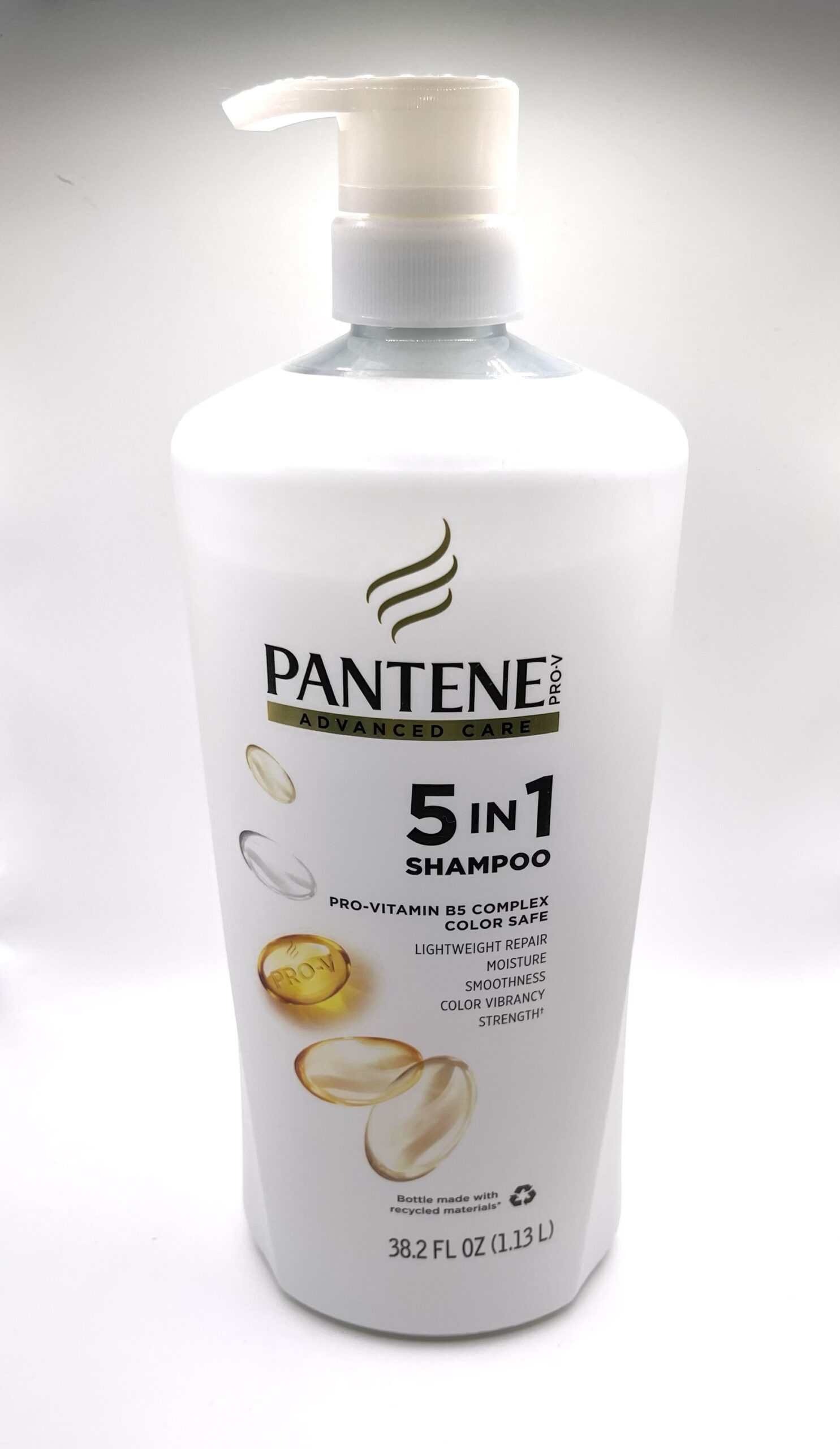 Pantene Advanced Care Shampoo 5 in 1 Pro Vitamin B5 Complex 38.2 FL OZ